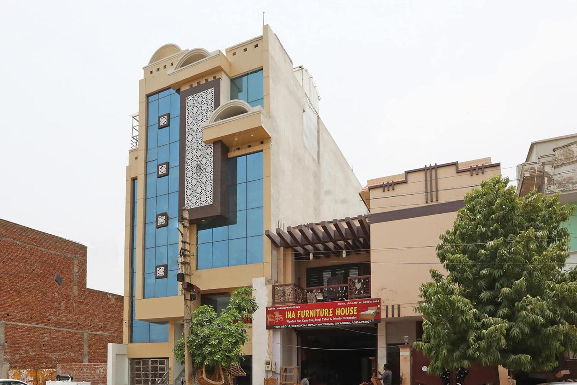 Oyo Hotel Vaishnavi Heritage Inn อัครา ภายนอก รูปภาพ